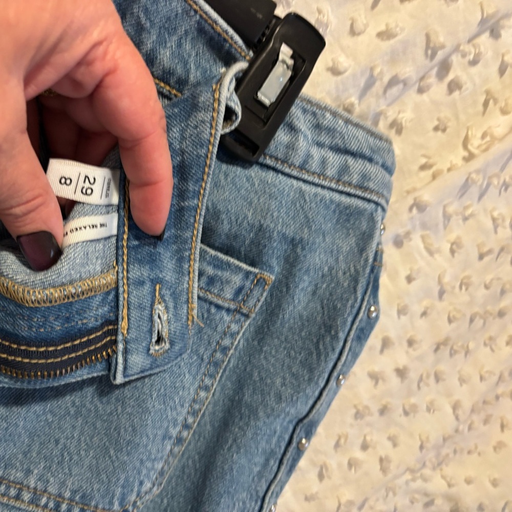 Studded jeans